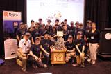 PTC-sponsored FIRST FTC team 2 Bits and A Byte showcases its competition robot.